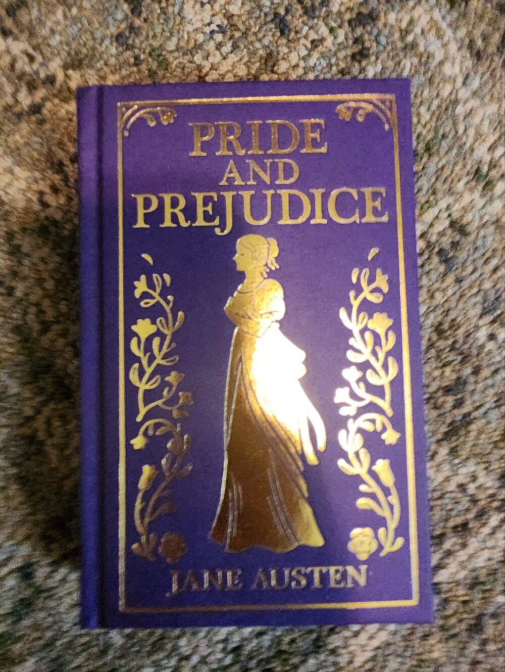 Pride and Prejudice Purple Hardcover with Gold Foil Pages